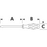 ОТВЕРТКА-SL-1,2X6,5-RED LINE-150MM