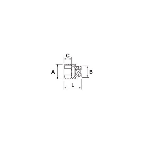 Головка 3/4" усиленная специальная