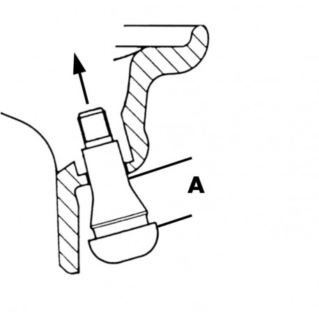 Вентиль для б/к шин
