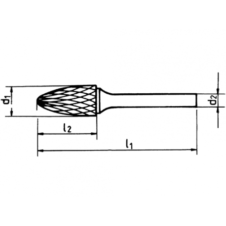 Борфреза MX RBF (F)