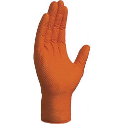 Нитриловые перчатки текстурированные