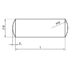 ШТИФТ-ЦИЛ-DIN7-НЕ/ЗАКАЛЕН-M6-10X36