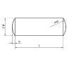 ШТИФТ-ЦИЛ-DIN7-НЕ/ЗАКАЛЕН-M6-4X40
