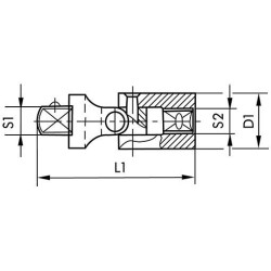 Шарнир карданный 3/4''