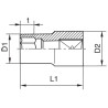 Головка торц. 1" 12гр. SW46