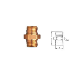 Соединитель, внешняя резьба 1/2"-1/2"