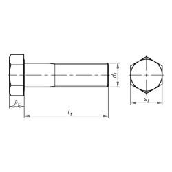 БОЛТ-6ГР-DIN960-10.9-WS24-M16X1,5X100