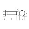 БОЛТ-6ГР-ISO4017-8.8-WS24-(A2K)-M16X200