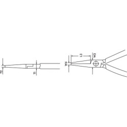 ОСТРОГУБЦЫ-VDE-УГОЛ40°-L210MM