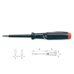 ПРОБНИК-VDE-1POL-(150-250V AC)-BLACK