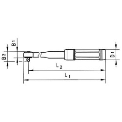 Динамометрич.ключ,  1/2'', 40-200Нм