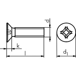 ВИНТ-ПОТАЙ-DIN965-4.8-H1-(A2K)-M3X10