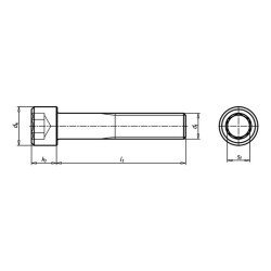 ВИНТ-ЦИЛИНДР-ISO4762-10.9-IH17-M20X60