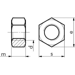 ГАЙКА-6ГР-DIN934-I8I-WS19-(A2K)-M12