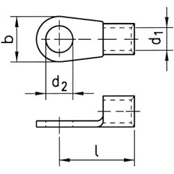 Наконечник кабельный M16-95,0SMM