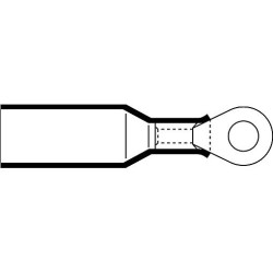 Кабельный соединитель,  кольцовой, термоусадочный, М10, 1.5х2.5мм, синий