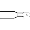 Кабельный наконечник, термоусадочный, плоский, штырь, 6.3×0.8мм, 1.5х2.5,  синий