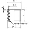 Втулка TIMESERT M9х1.25х13мм