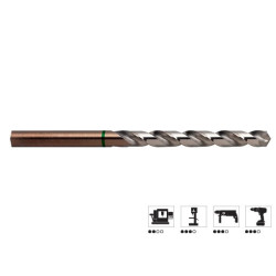 Сверло спиральное ц/x D5.2x86/52мм, DIN338 h8 5xD, HSSE-Co8 VA 130°, Ruko 281052E