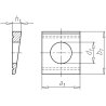 ШАЙБА-КОСАЯ-DIN434-(HDG)-D22,0MM