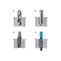 Вставка резьбовая М10х1.25, L=2.5хD, нерж., DIN8140S, V-COIL Volkel 07516