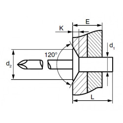 ЗАКЛ-ПОТ-ЗАКР-ALU/ST-(4,5-6,0)-4,8X11