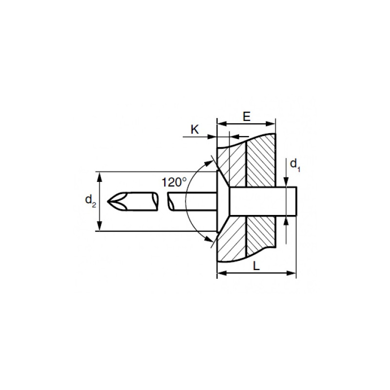 ЗАКЛ-ПОТ-ЗАКР-ALU/ST-(4,5-6,0)-4,8X11