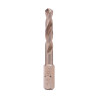 Сверло спиральное короткое Hex-1/4" D5.0x50/26мм (3хD), HSS-G, 118°, Voelkel 67150