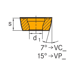 Пластина токарная VCGT220530-ALM-HU-K10, ATORN