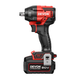 Аккумуляторный гайковерт DEVON 5765-Li-20/ brushless / 1/2. / 650 Hm / 20V / без З/У и АКБ 