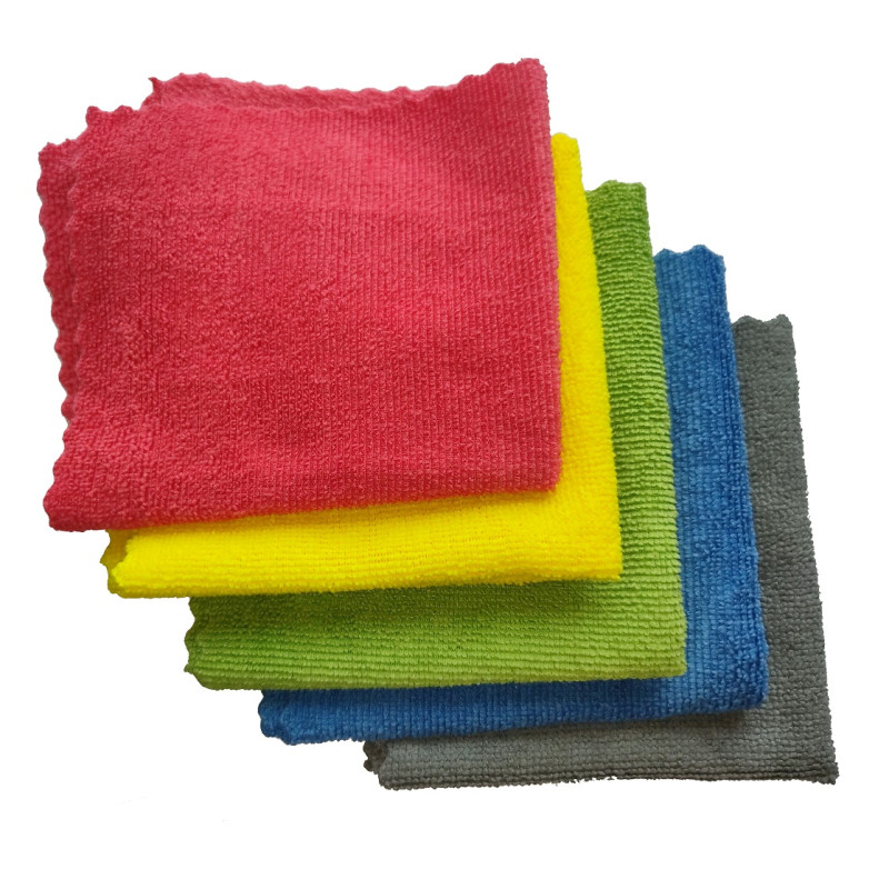 Салфетки из микрофибры BASIC у/з, 30х30см, 220гр/м2, уп.5 цветов Салфетки из микрофибры BASIC у/з, 30х30см, 220гр/м2, уп.5 цветов