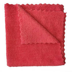 Салфетки из микрофибры BASIC у/з, 30х30см, 220гр/м2, уп.5 цветов