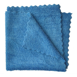 Салфетки из микрофибры BASIC у/з, 30х30см, 220гр/м2, уп.5 цветов