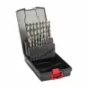 Набор сверл спиральных D1-10мм/0,5мм, HSCO-MFD, DIN338, 19шт, Zebra