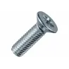 ВИНТ С ПОТАЙ ГОЛОВК. С КРЕС. УГЛ. ПОД ОТВЕРТКУ DIN965-4.8-Z2-(A2K)-M5X12