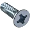 ВИНТ С ПОТАЙ ГОЛОВК. С КРЕС. УГЛ. ПОД ОТВЕРТКУ DIN965-8.8-H1-(A2K)-M3X10