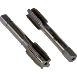 Метчик ручной UNF 1/4"-28, комплект 2шт., HSS, CzT 146140