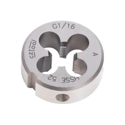 Плашка G1.1/4"-11, HSSE (нержавейка), 75x20мм, DINEN24231, Bucovice(CzTool) 292114