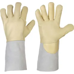 Краги ч/з WELDERSTAR кожа + спилок, кевларовая нить, без подклада для аргонодуговой сварки, р.10