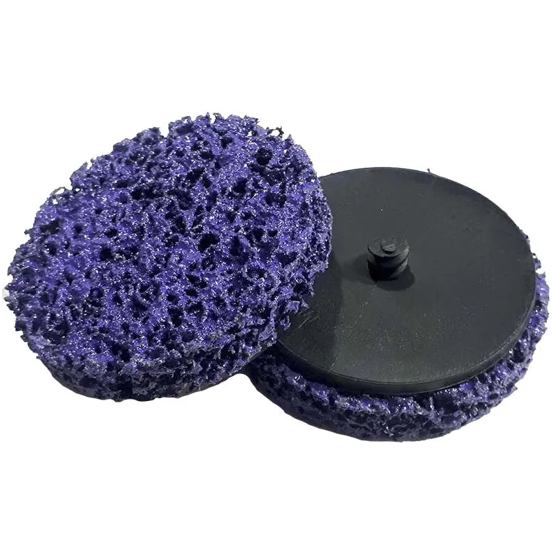 Круг зачистной нейлоновый D75х15хRoloc, фиолетовый (очень грубый), карбид кремния, GT 11266