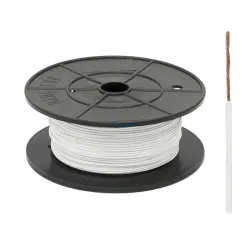 Провод WE AUTO, 2,5мм, белый, катушка