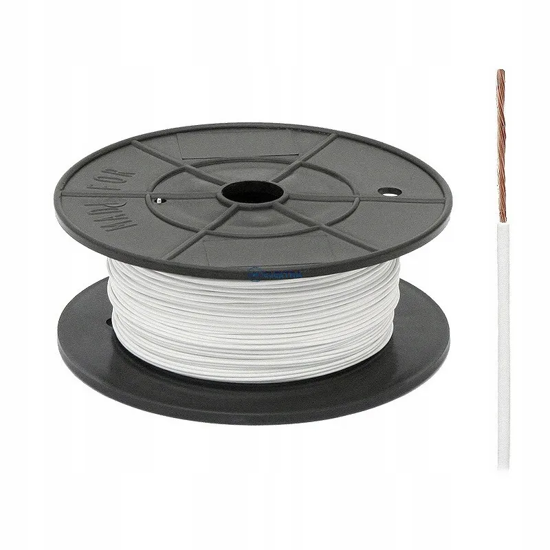 Провод WE AUTO, 2,5мм, белый, катушка Провод WE AUTO, 2,5мм, белый, катушка