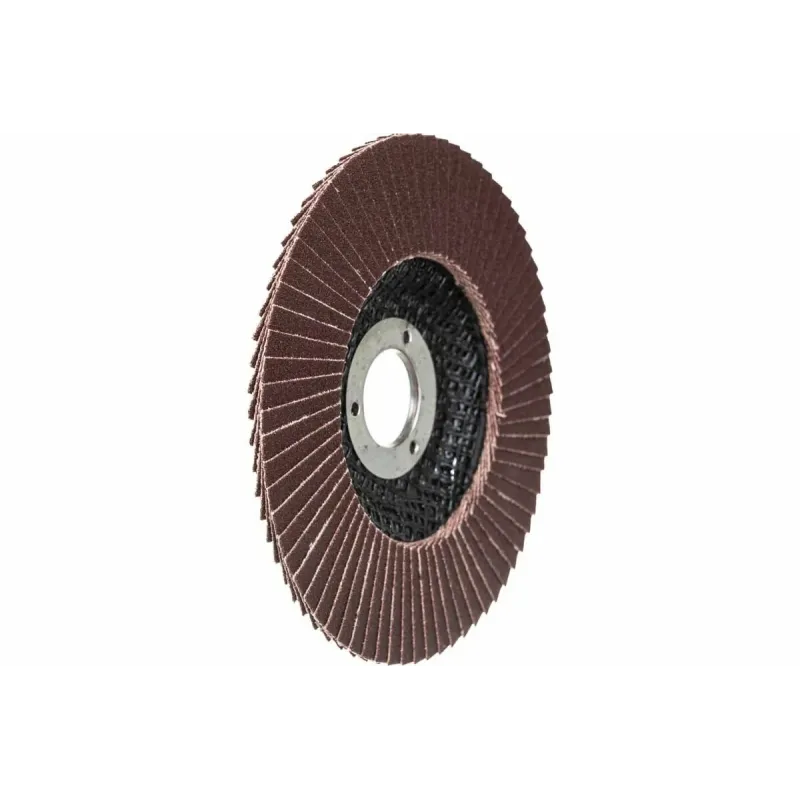 Круг лепестковый торцевой прямой КЛТ1 D125х22.2мм, сталь, P60