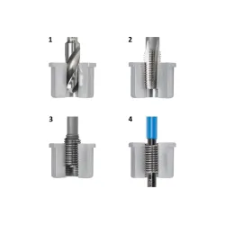 Вставка резьбовая М20х2.5, L=1хD, нерж., DIN8140S, V-COIL Volkel 07239