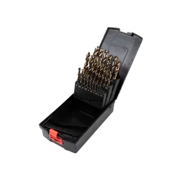 Набор сверл спиральных D1-13мм, HSCO, D338W, 25шт, WR