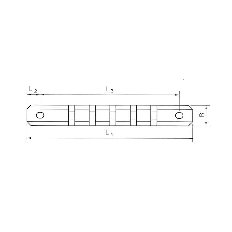 Планка-держатель для 1/2" головок