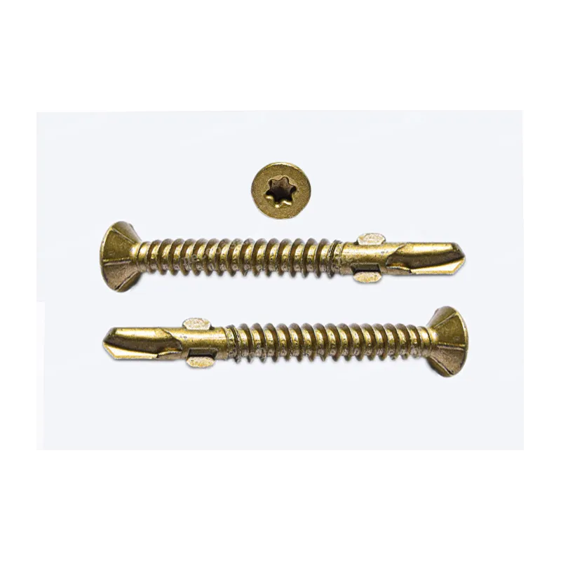 Саморез потай со сверлом, (FLUGEL) ТХ25 цинк, 5.5Х38мм