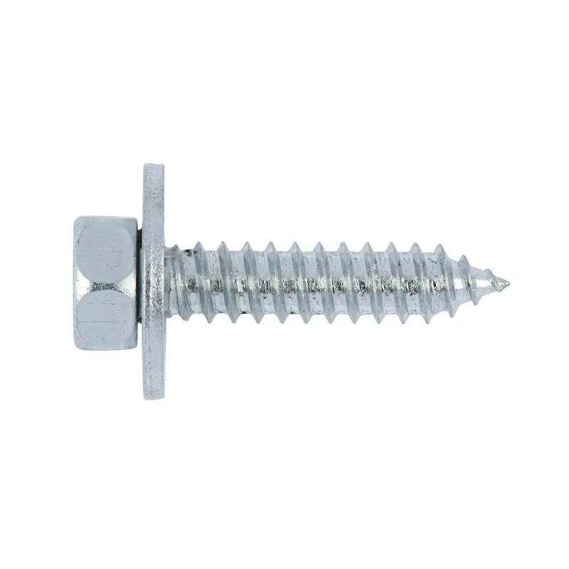 Саморез HEX DIN7976 ШБ21 С SW13 белый цинк, 8Х19