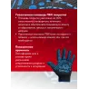 Перчатки х/б с ПВХ 5 нитей, 10 класс, р-9, черные EWRUS