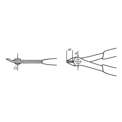 КУСАЧКИ-2К РУКОЯТКА-УГОЛ60°-(0,2-1MM2)